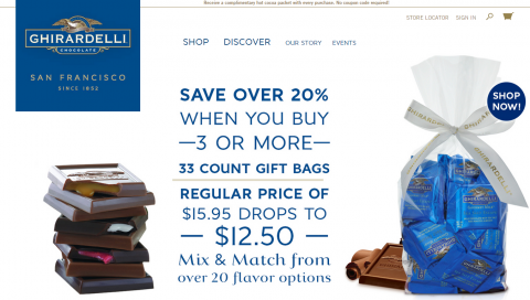 Ghiradelli-Magento-Website