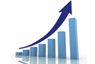 OnlineSales_new bar graph increasing with arrow going up