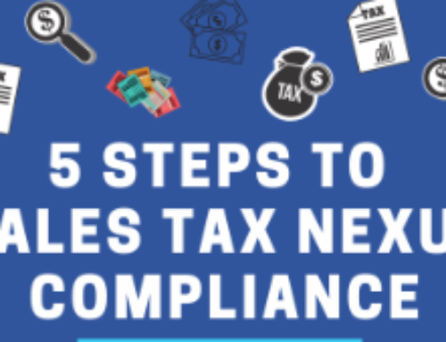[INFOGRAPHIC] 5 Steps to Sales Tax Nexus Compliance
