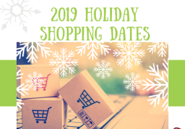 2019 shopping dates