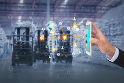order-management Tablet in Warehouse