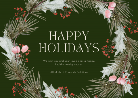 Happy Holidays from Freestyle Solutions