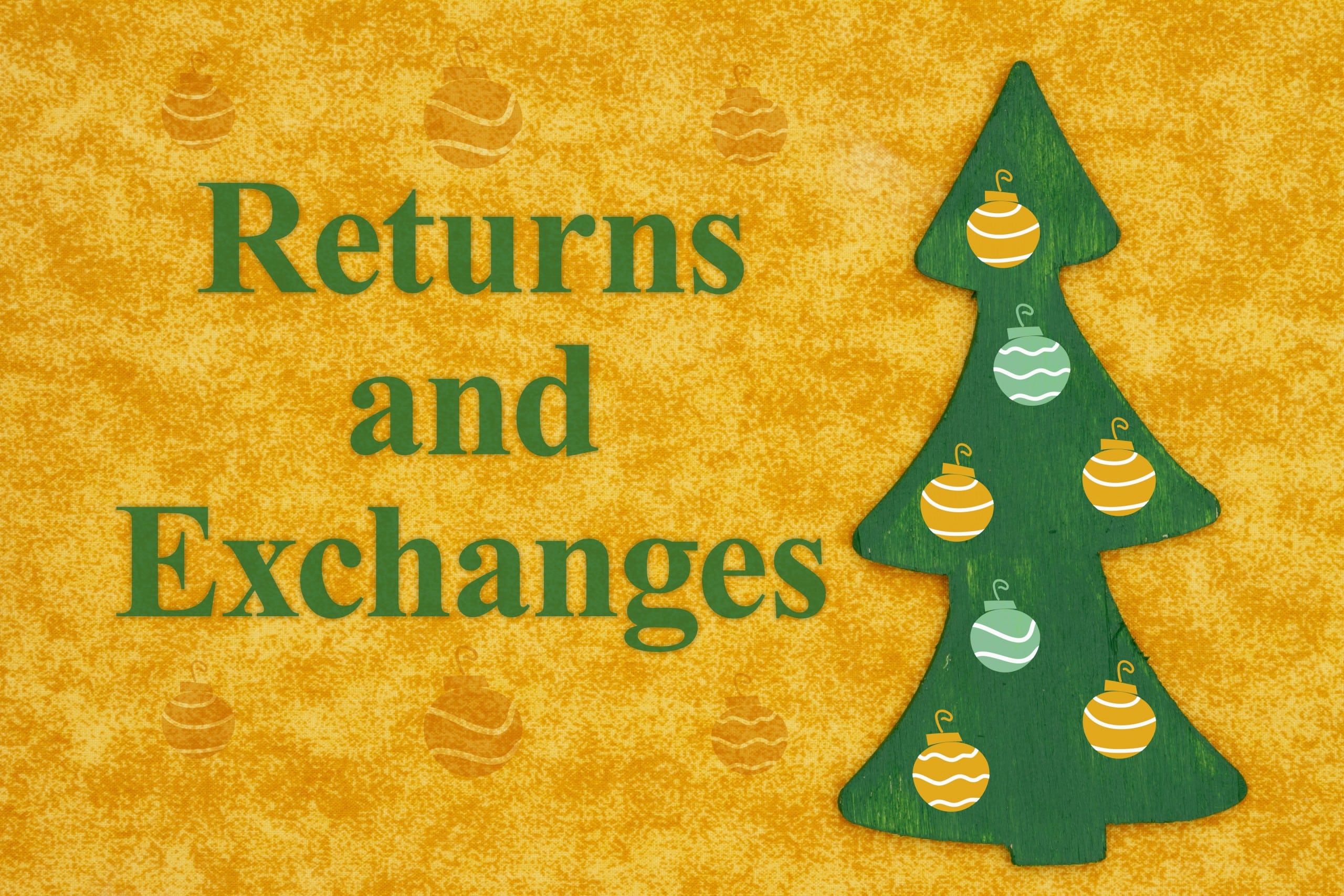 holiday returns exchanges
