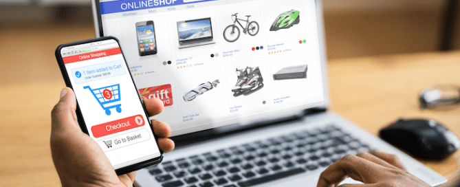 Ecommerce Site Laptop Mobile