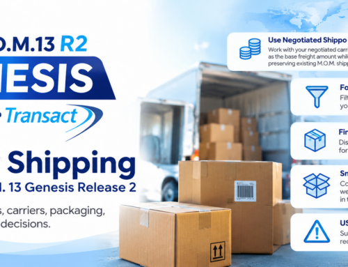 Smarter Shipping Is Coming in M.O.M. 13 Genesis Release 2